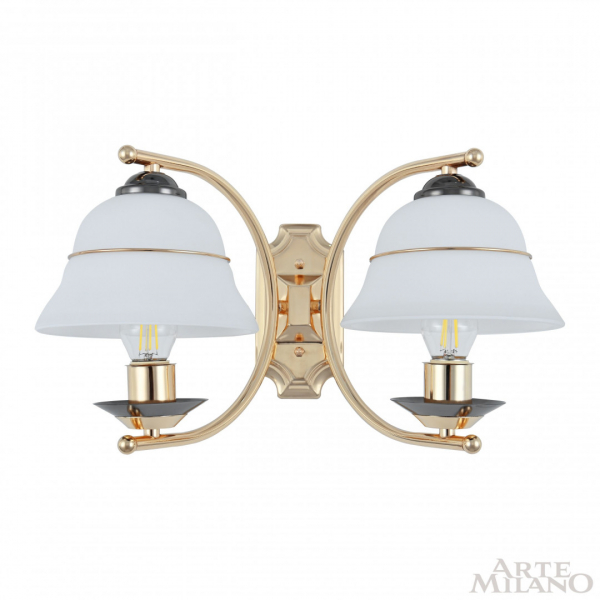 Бра Arte Milano Florentia-1240 301240/2W Bk/Gd