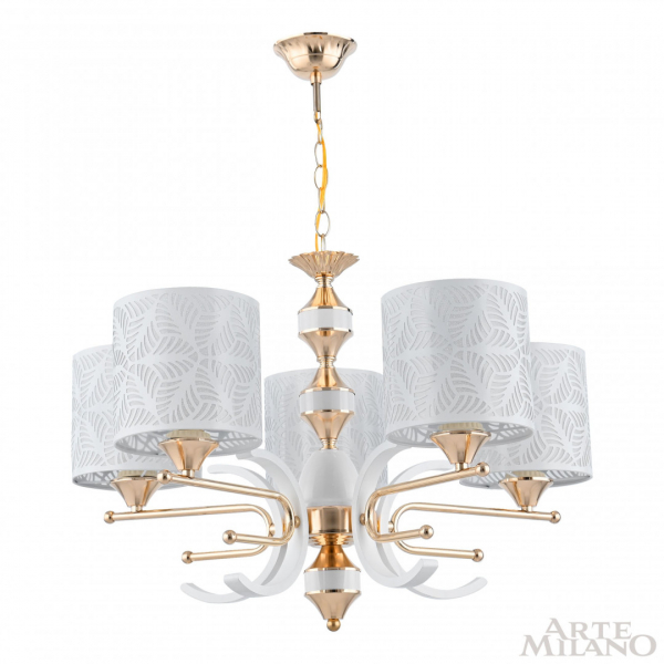 Подвесная люстра Arte Milano Florentia-2097 302097/5 Wh/Gd