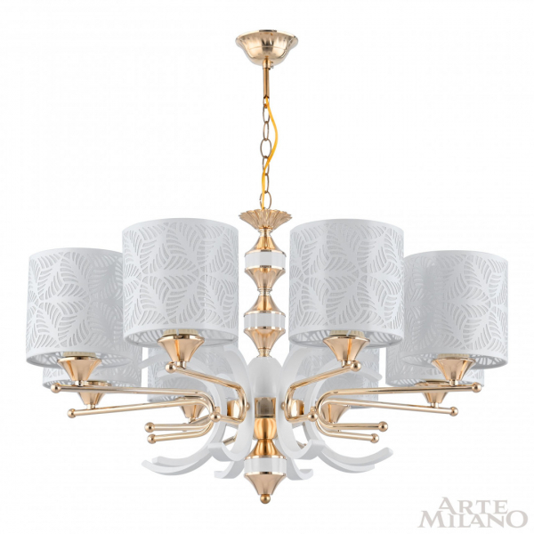 Подвесная люстра Arte Milano Florentia-2097 302097/8 Wh/Gd