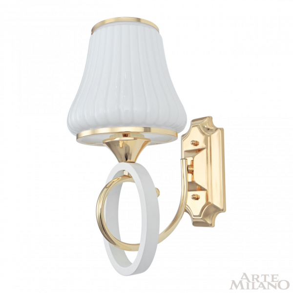 Бра Arte Milano Florentia-2387 302387/1W Wh/Gd