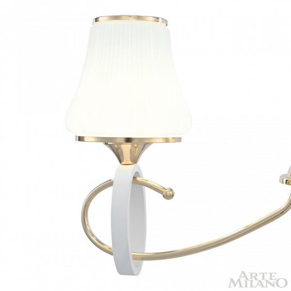 Подвесная люстра Arte Milano Florentia-2387 302387/3 Wh/Gd