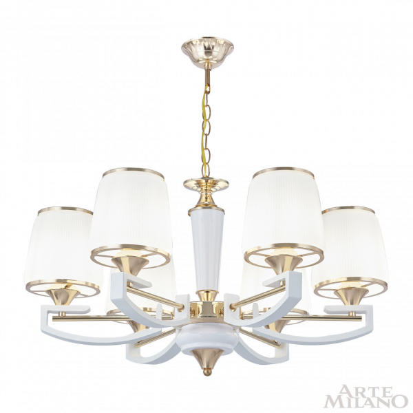 Подвесная люстра Arte Milano Florentia-2457 302457/6 Wh/Gd