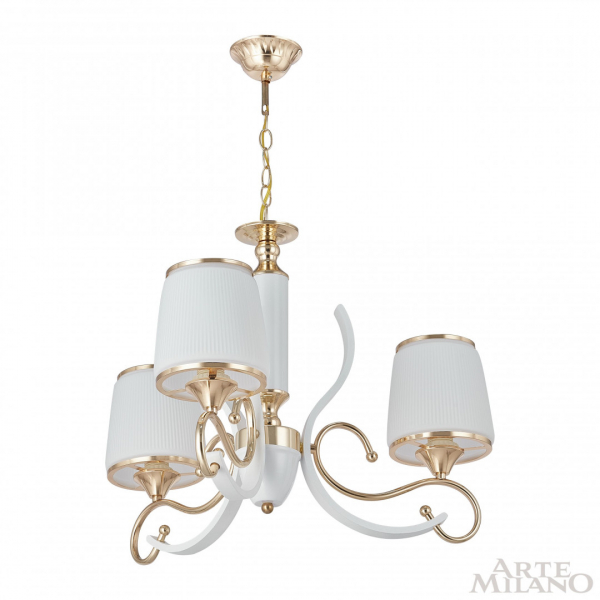 Подвесная люстра Arte Milano Florentia-3857 303857/3 Wh/Gd
