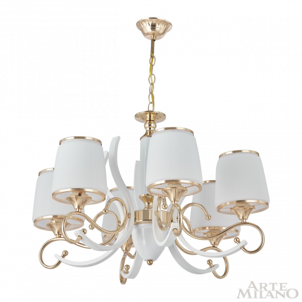 Подвесная люстра Arte Milano Florentia-3857 303857/6 Wh/Gd