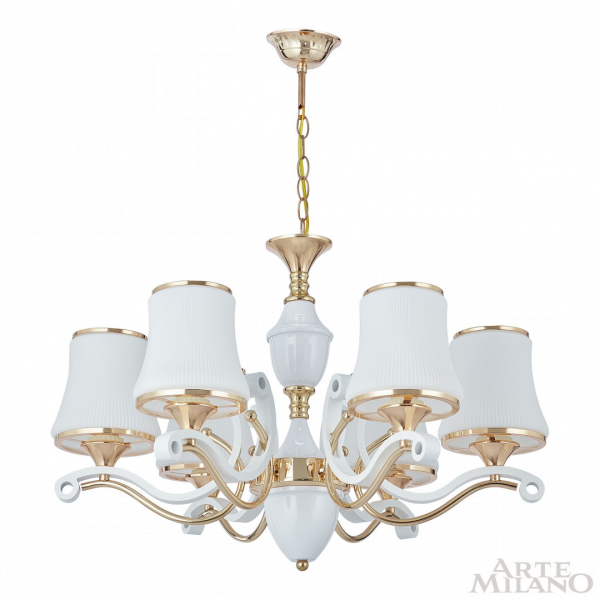 Подвесная люстра Arte Milano Florentia-3987 303987/6 Wh/Gd