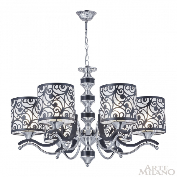 Подвесная люстра Arte Milano Florentia-4957 304957/6 Bk/Ni