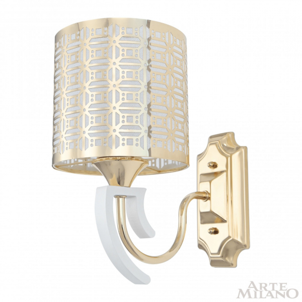 Бра Arte Milano Florentia-8857 308857/1W Wh/Gd