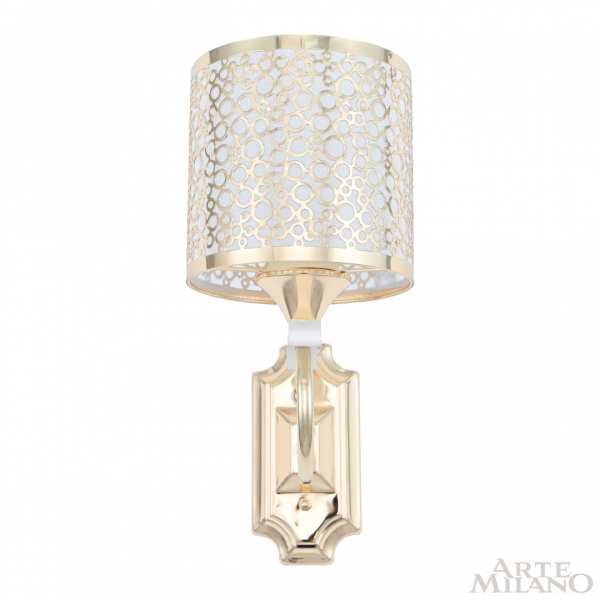 Бра Arte Milano Florentia-9787 309787/1W Wh/Gd