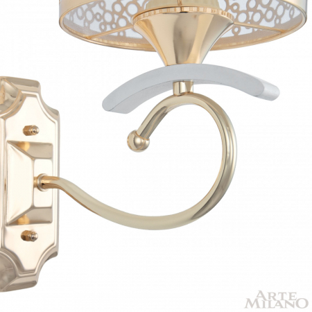 Arte Milano 309787/1W Wh/Gd