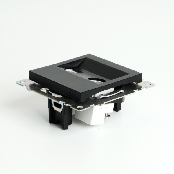 Розетка телевизионная и компьютерная RJ-45 Feron GLS00-7106-05 Катрин 49182