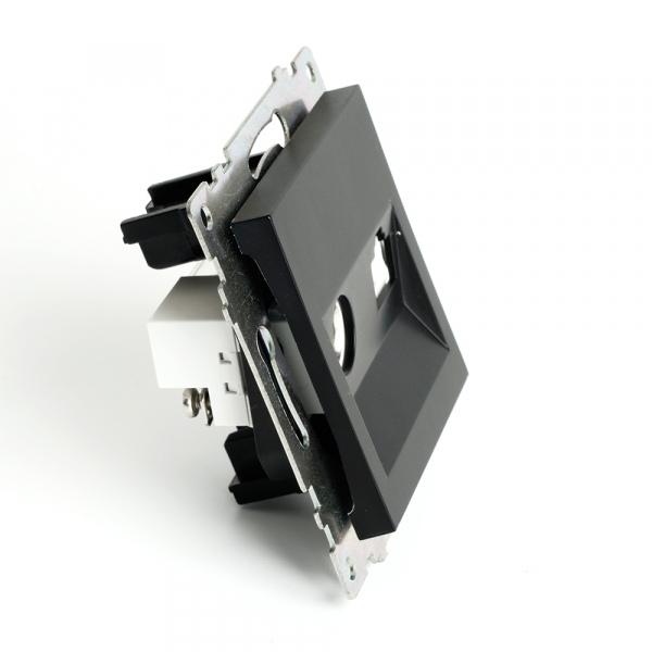 Розетка телевизионная и компьютерная RJ-45 Feron GLS00-7106-05 Катрин 49182