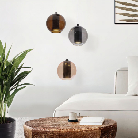 Eurosvet 50258/3 LED дымчатый/ бежевый/ шоколад