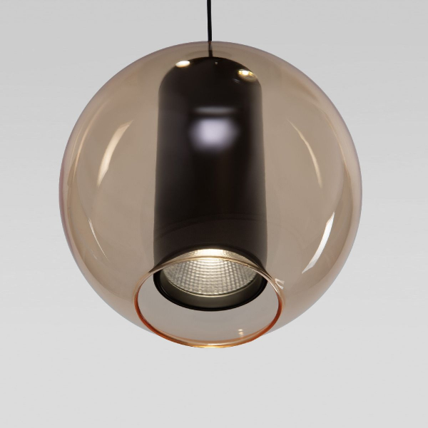 Подвесной светильник Eurosvet Cobble 50258/3 LED дымчатый/ бежевый/ шоколад a064554