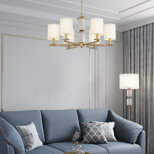 Подвесная люстра Eurosvet Caprera 60146/6 латунь Smart a063858