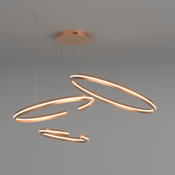 Подвесная люстра Eurosvet Gap 90180/3 золото a045426