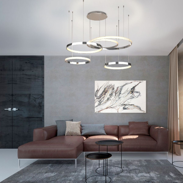 Подвесная люстра Eurosvet Posh 90175/5 хром a045416