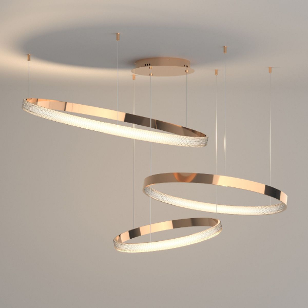 Подвесная люстра Eurosvet Posh 90175/3 медный a045413