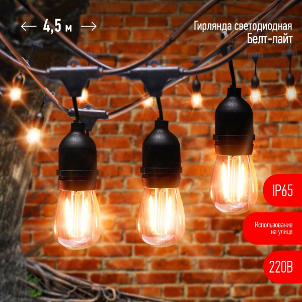 Гирлянда светодиодная Эра ERABL-FIL1 Б0056017