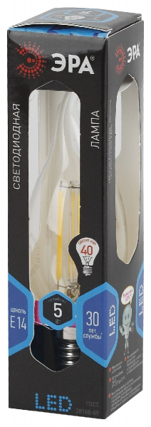 Лампа светодиодная Эра E14 5W 4000K F-LED BXS-5W-840-E14 Б0019005