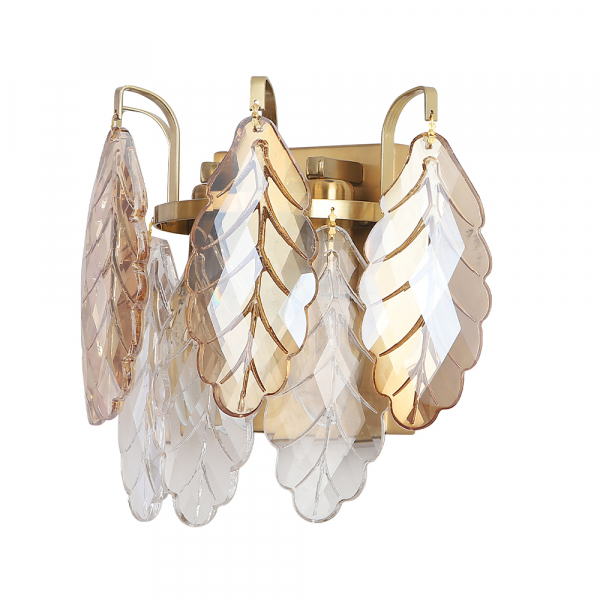 Настенный светильник Crystal Lux TREVI AP2 BRASS