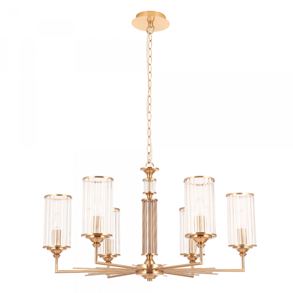 Подвесная люстра Crystal Lux GLORIA SP6 BRASS