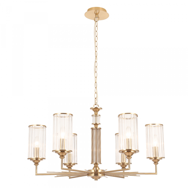 Подвесная люстра Crystal Lux GLORIA SP6 BRASS