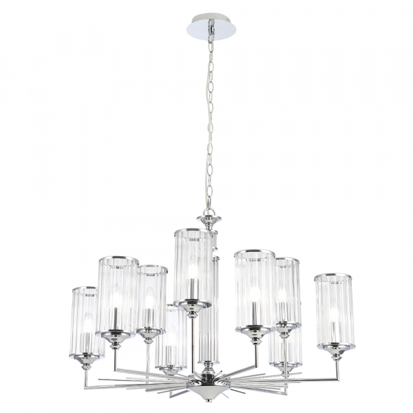 Подвесная люстра Crystal Lux GLORIA SP9 CHROME