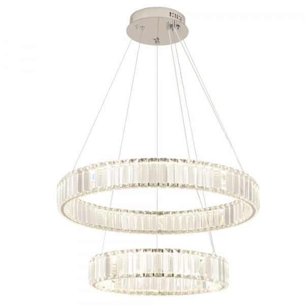 Подвесная люстра Crystal Lux MUSIKA SP100W LED CHROME