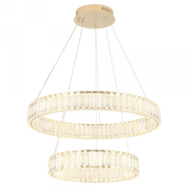 Подвесная люстра Crystal Lux MUSIKA SP100W LED GOLD