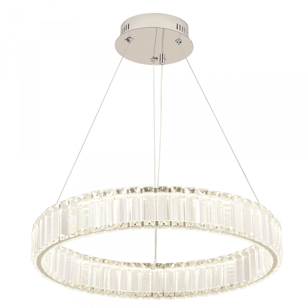 Подвесная люстра Crystal Lux MUSIKA SP50W LED CHROME