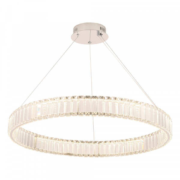 Подвесная люстра Crystal Lux MUSIKA SP70W LED CHROME