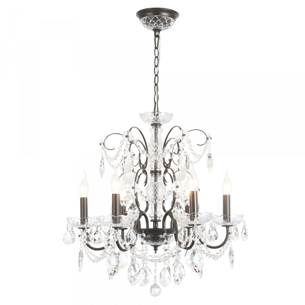 Подвесная люстра Crystal Lux ODELIS SP6 BROWN