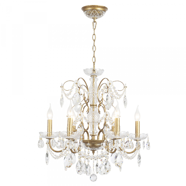 Подвесная люстра Crystal Lux ODELIS SP6 GOLD