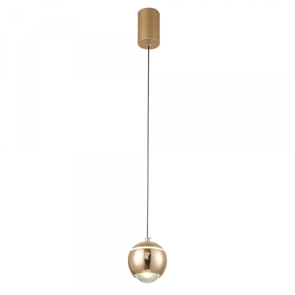 Подвесной светильник Crystal Lux CARO SP LED GOLD