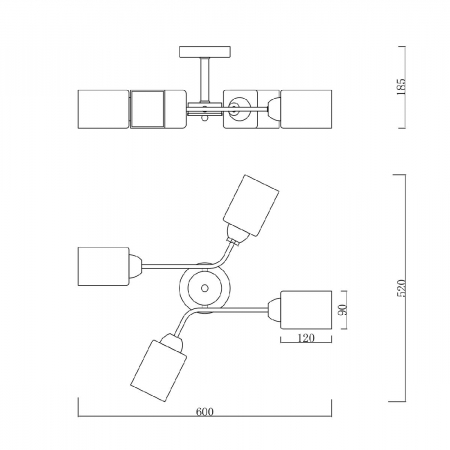 Escada 1131/4P White/Gold