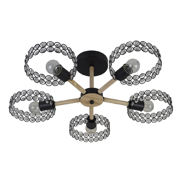 Люстра на штанге Escada Banjo 679/5P Black