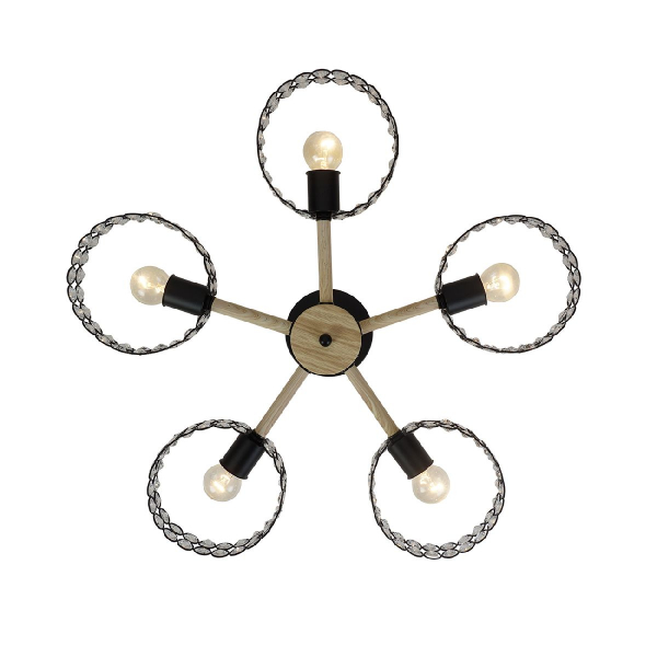 Люстра на штанге Escada Banjo 679/5P Black