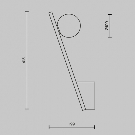 Maytoni MOD175WL-01B