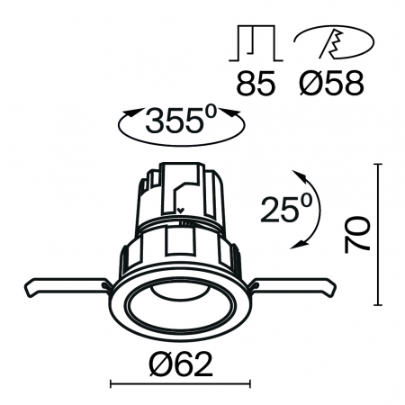 Maytoni DL057-7W3K-W