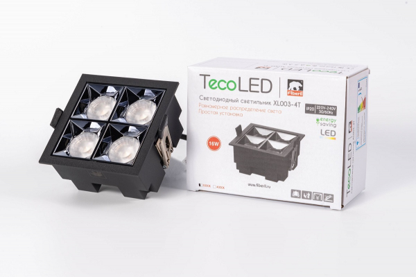 Встраиваемый светодиодный светильник Fiberli XL003-4T(W) 12130306