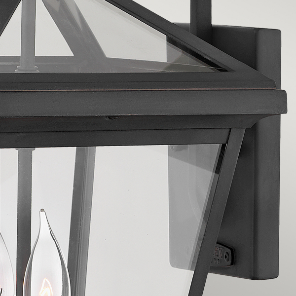 Уличный настенный светильник Hinkley QN-ALFORD-PLACE2-M-MB