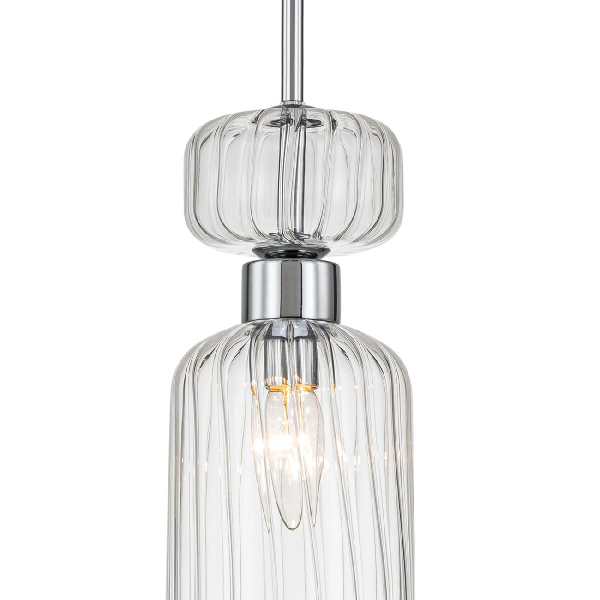 Подвесной светильник Escada Gloss 1141/1S Chrome/Clear