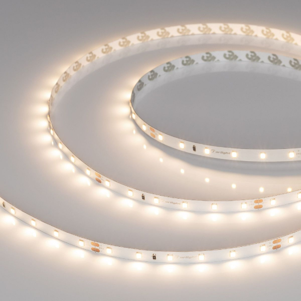 Светодиодная лента Arlight UL-A60-8mm 24V Warm3000 (7.2 W/m, IP20, 5m) 044055