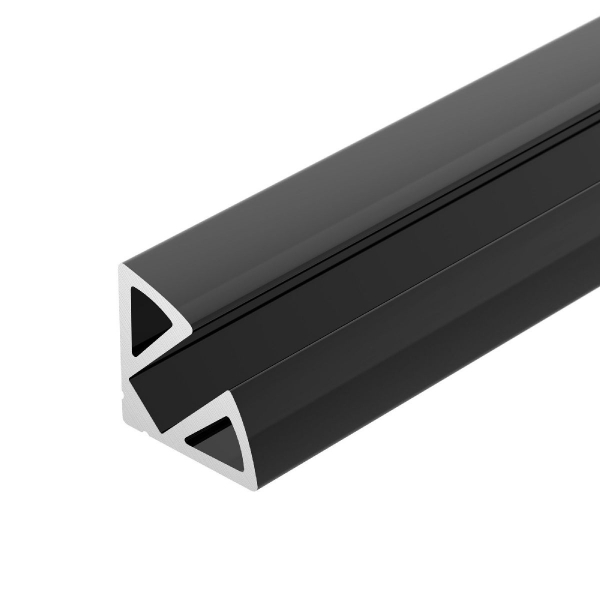 Алюминиевый профиль Arlight SL-KANT-H11-2000 ANOD BLACK 044086