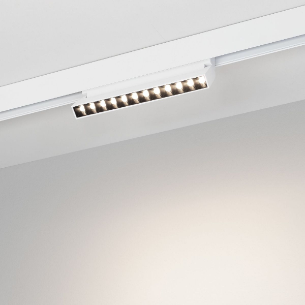 Трековый магнитный светильник Arlight MAG-ORIENT-DOTS-FOLD-S230-12W Day4000 (WH, 30 deg, 48V) 045034