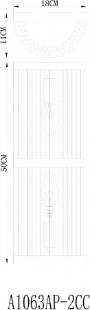 Arte Lamp A1063AP-2CC