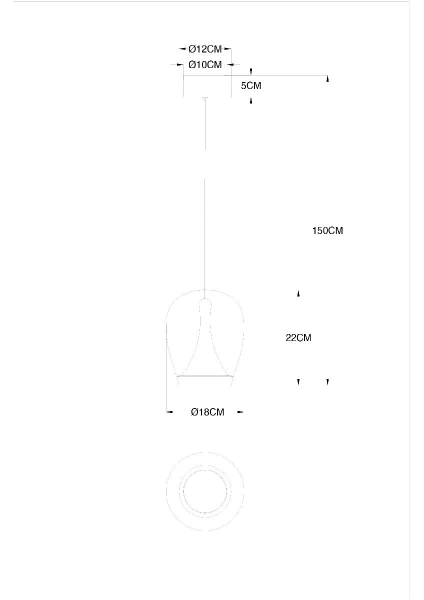 Подвесной светильник Divinare Campo 5875/51 SP-15