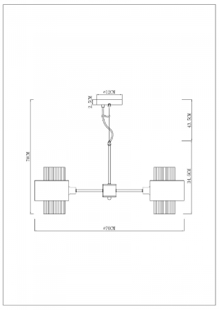 Arte Lamp A4076LM-5CC