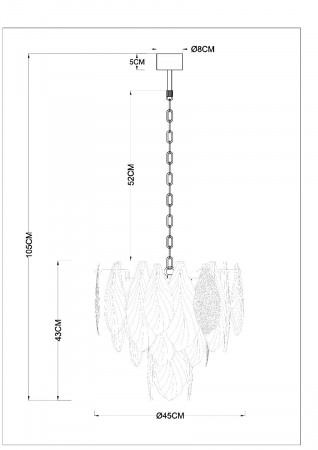 Arte Lamp A4080LM-6GO