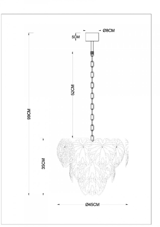 Arte Lamp A4078LM-6GO